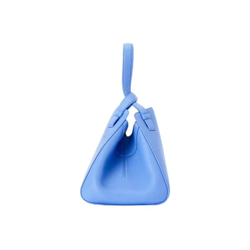 LOEWE Hammock Nugget Napa Calf Leather Handbag Shoulder Bag Crossbody Bag Women's Blue-1
