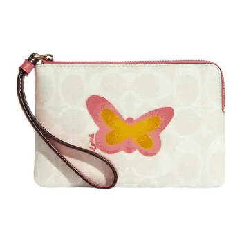 COACH Corner Zip Clutches