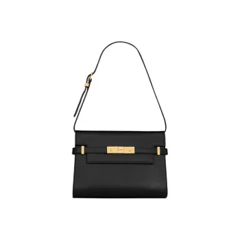 SAINT LAURENT Cow Leather Crossbody Bag, Shoulder Bag Women's Black