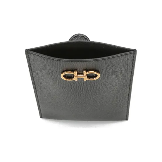 FERRAGAMO Cow Leather Crossbody Bag, Shoulder Bag Women's Black-5