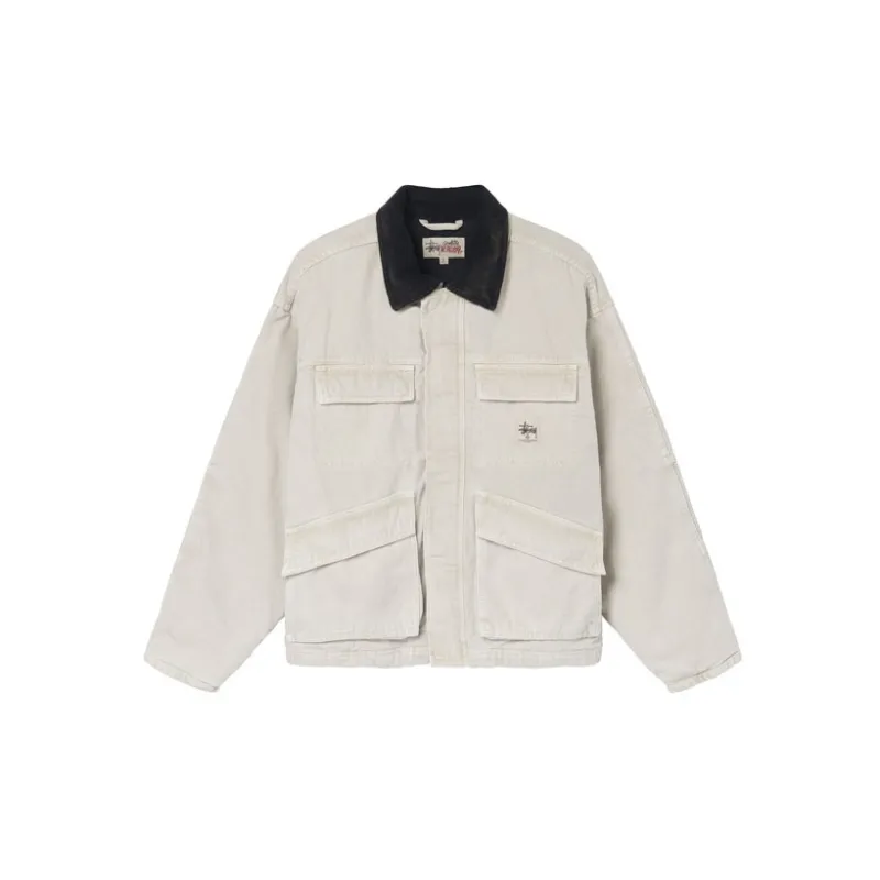 Stussy Washed Canvas Shop Jacket - Cheap Rcj Jordan Outlet