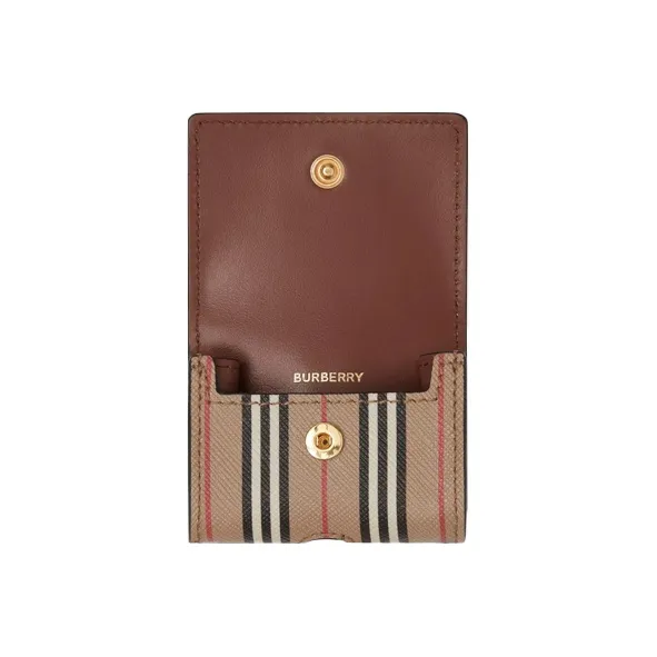 Burberry Icon Stripe E canvas AirPods Pro Case Archive Beige-2