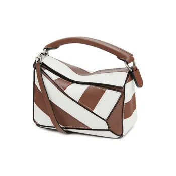 LOEWE Puzzle Cow Leather Geometric Bag Puzzle Bag Handbag Shoulder Bag Crossbody Bag Mini Women's Multicolor