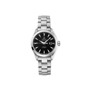 OMEGA AQUA TERRA 150 Meters Automatic Mechanical Movement Women's Watch Watch 34mm Black Dial