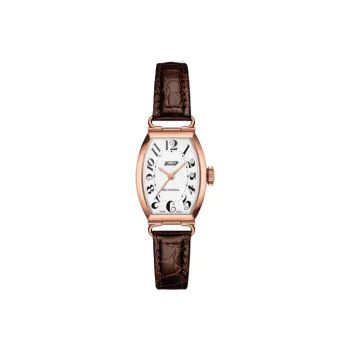 TISSOT Porto Series Automatic Mechanical Movement Women's Watch Watch 22*30.1mm White Dial T128.161.36.012.00