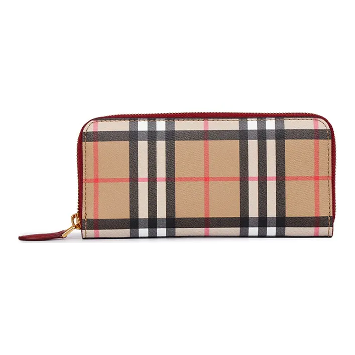Burberry Leather Wallet, Card Holder Unisex Yellow-0