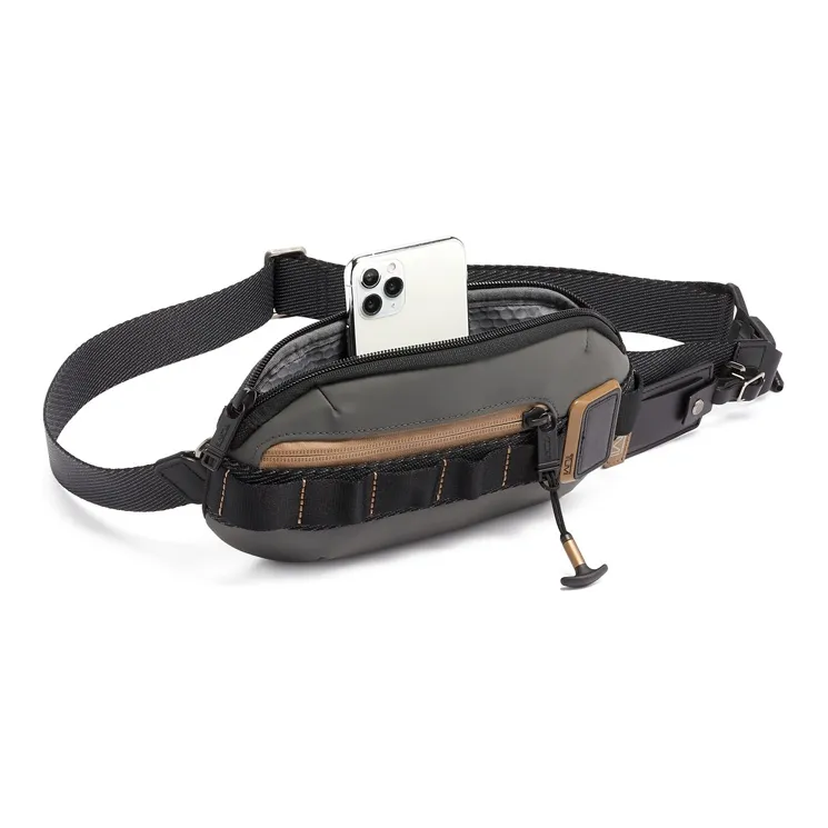 TUMI Alpha Fabric Sling Bag Unisex Stone Black-2