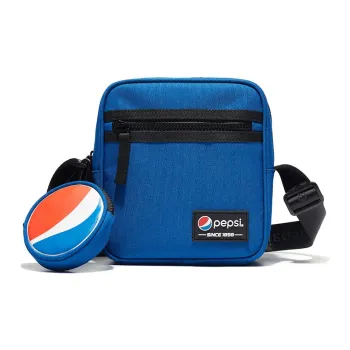 Pepsi Nylon Small Square Bag Crossbody Bags Regular Unisex Indigo