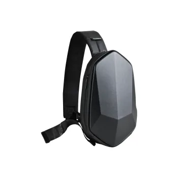 TAJEZZO PU Shoulder Bag, Crossbody Bag, Sling Bag Regular Unisex Space Black