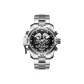 RGA3503-White Case Black Dial Black Bezel Steel Band