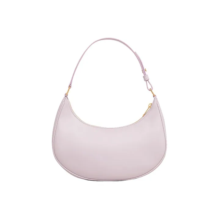 CELINE AVA Smooth Cow Leather Shoulder Bag Handbag Women's Peony Pink/Light Pink-2