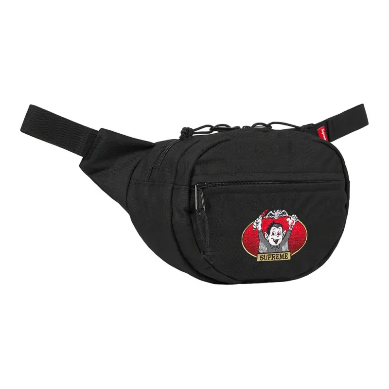 Supreme Nylon Crossbody Bag, Sling Bag, Fanny Pack Regular Men's Black/Red/Green-1