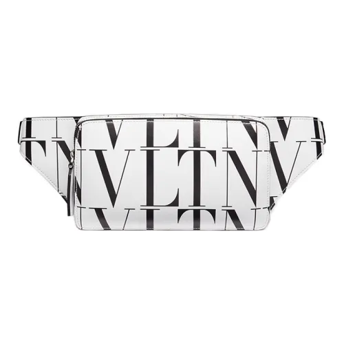 Valentino VLTNTIMES Leather Fanny Pack Men's White