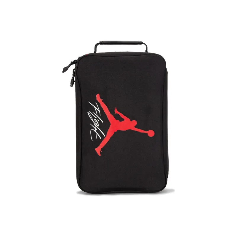 Jordan Canvas Shoe Box Canvas Bag Handbag Regular Unisex Black-0