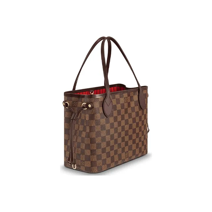 LOUIS VUITTON Neo Neverfull Damier Ebene Pm Cerise Lining-2