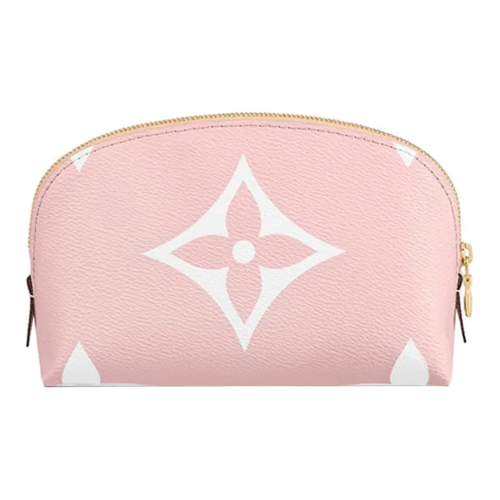 LOUIS VUITTON Cosmetic Pouch Monogram Giant Red/Pink-3