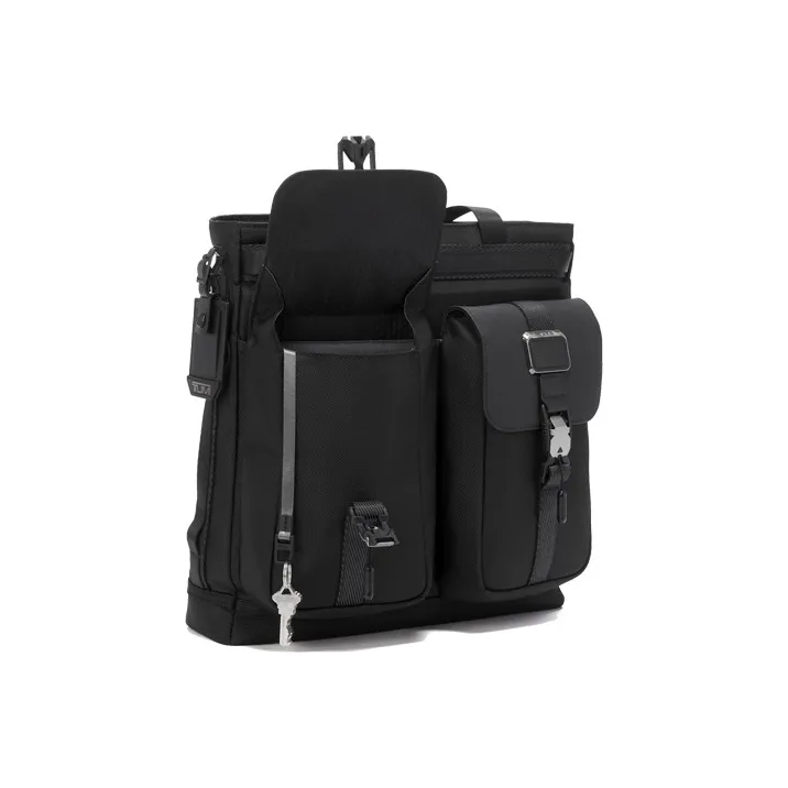 TUMI Alpha Bravo Nylon Handbag, Shoulder Bag Men's Black-2
