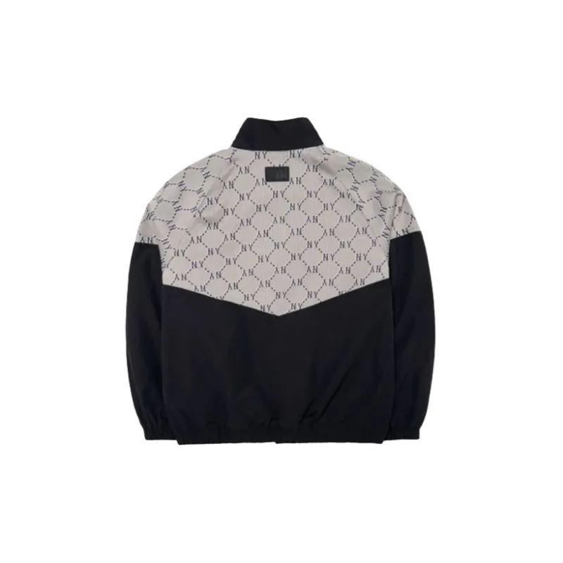 MLB Old Flower Jackets Unisex Black-1
