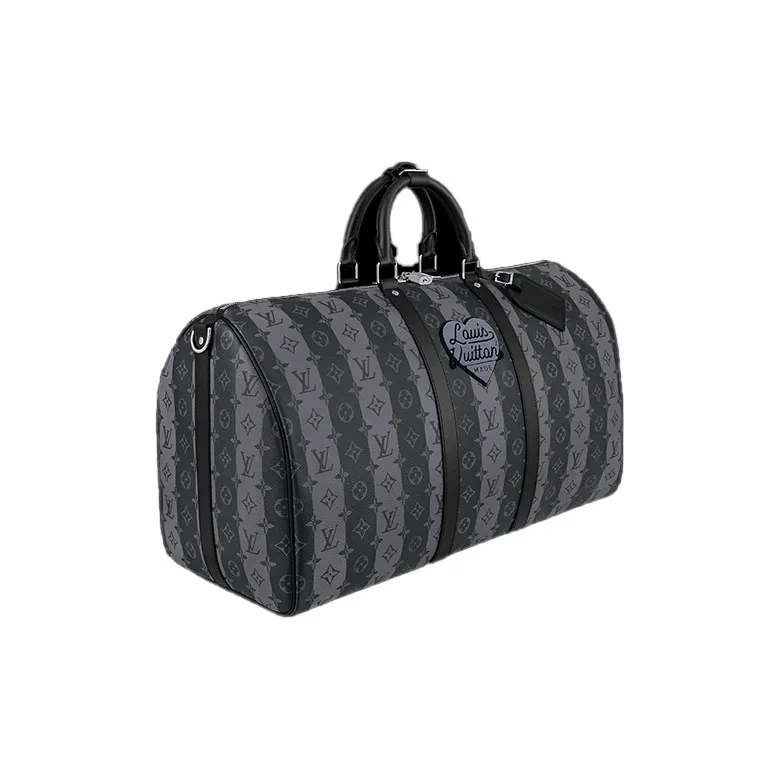 LOUIS VUITTON X Nigo Keepall Bandouliere 55 Monogram Stripes Eclipse-2