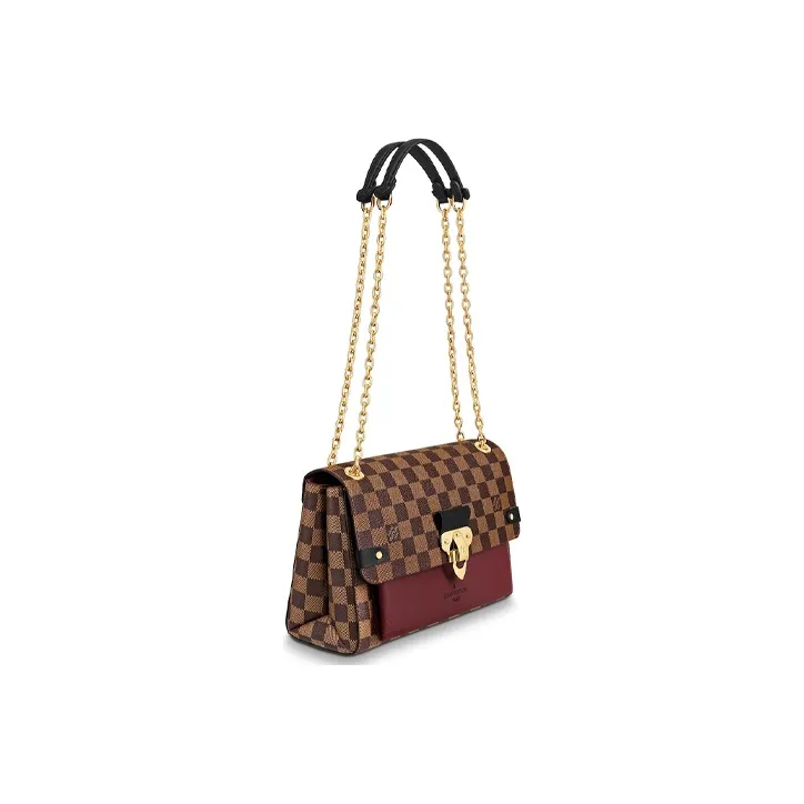 LOUIS VUITTON Vavin Canvas With Leather Weiwei An Canvas Bag, Handbag, Shoulder Bag Women's Burgundy-1