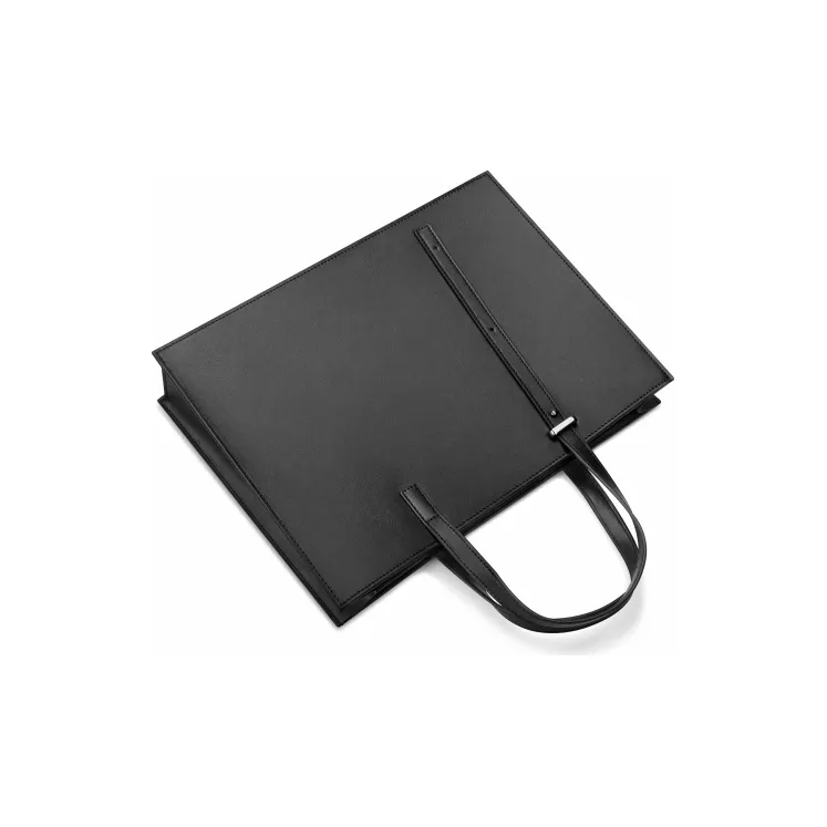 INJOYLIFE Trendy Brand Laptop Bag, Briefcase, Handbag Men's Black-2