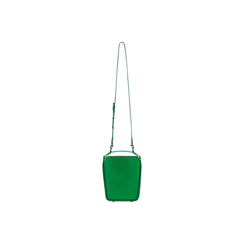 Balenciaga Downtown Grained Calfskin Shoulder Tote Bag, Handbag Extra Small Women's Bright Green-1