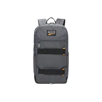 PUMA Fabric Sports Bag Travel Backpack Regular Unisex Silver Gray