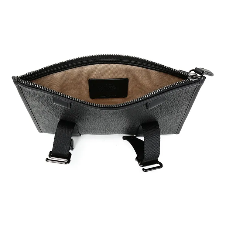 COACH Leather Shoulder Bag Crossbody Bag Fanny Pack Regular Men's Black-7