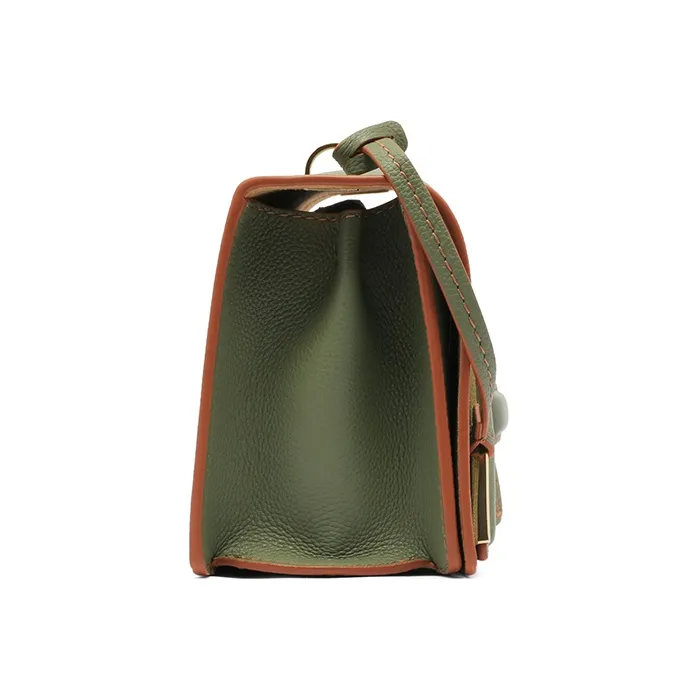 LOEWE Barcelona Soft Grained Calfskin Handheld Shoulder Bag Crossbody Bag Women's Avocado Green-1