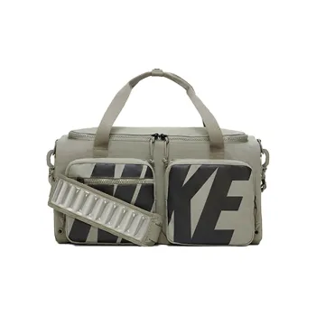 Nike Fabric Camping Bag, Gym Bag, Handbag, Shoulder Bag, Crossbody Bag, Travel Bag Unisex Light Army Green