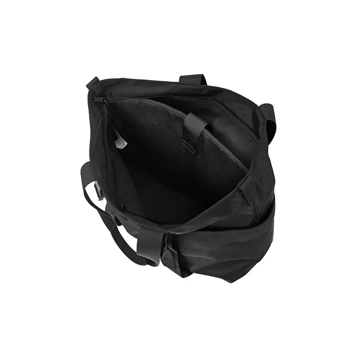 MYEDITION Tote Bag, Shopping Bag, Portable Crossbody Bag, Shoulder Bag Water Repellent Black Unisex-1