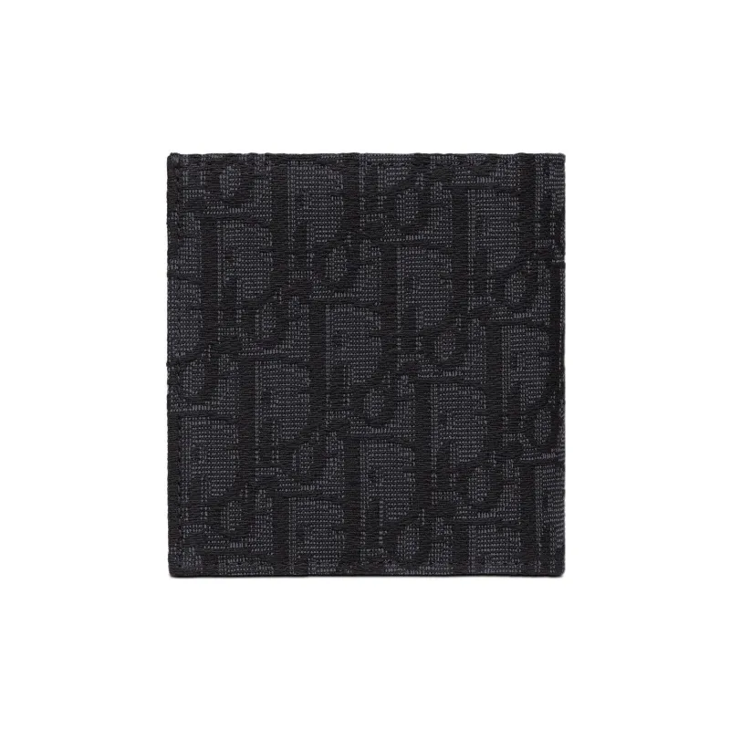 DIOR Fabric Wallets Men's Black-1