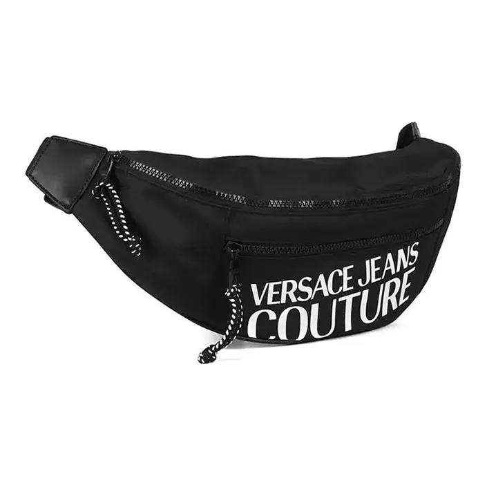VERSACE JEANS COUTURE Fabric Fanny Pack Regular Men's Black-1