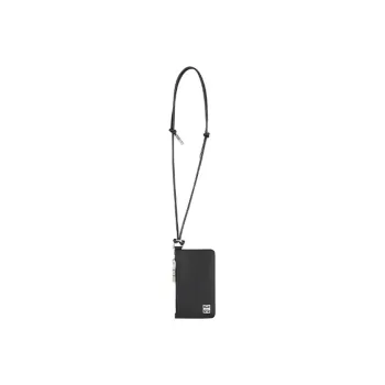 GIVENCHY Cow Leather Handheld Coin Purse Card Holder Men's Black