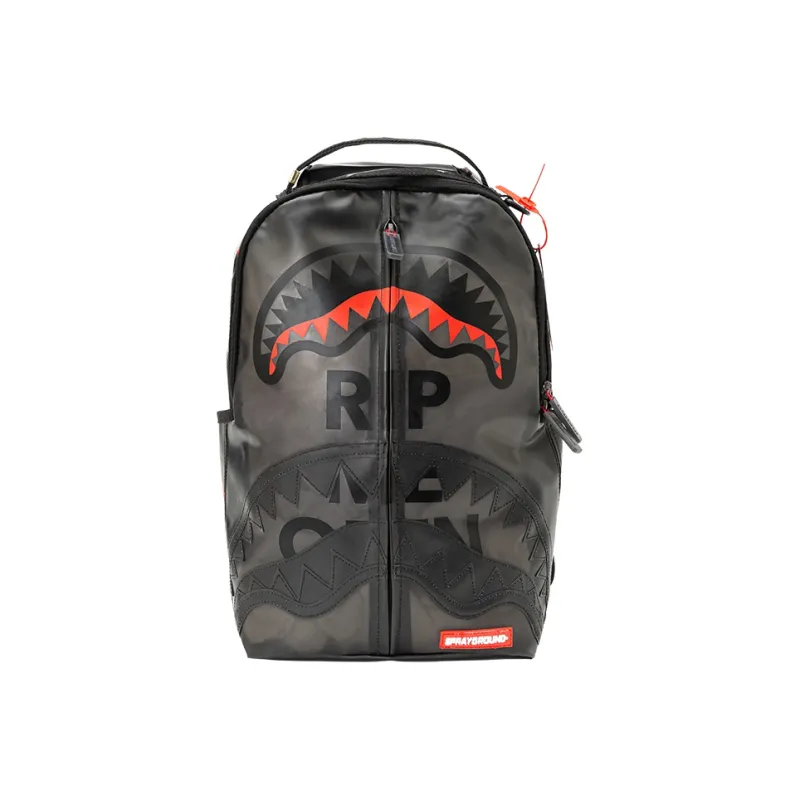SPRAYGROUND PVC Laptop Backpack Large Size Men's Black-0