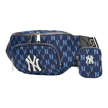 MLB Monogram Collection Polyester Combo Bag Crossbody Bags Fanny Pack Regular Unisex Marine Blue