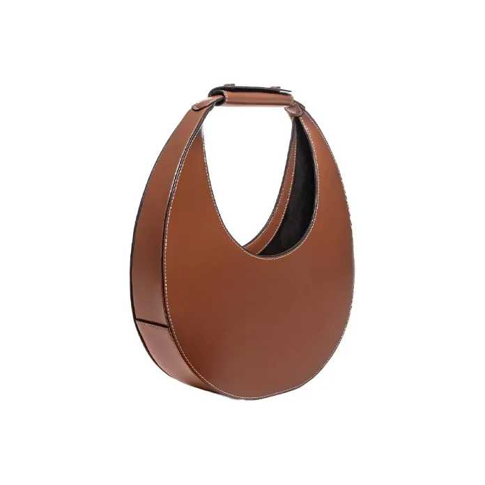Staud Moon Logo Debossed Tote Bag-1