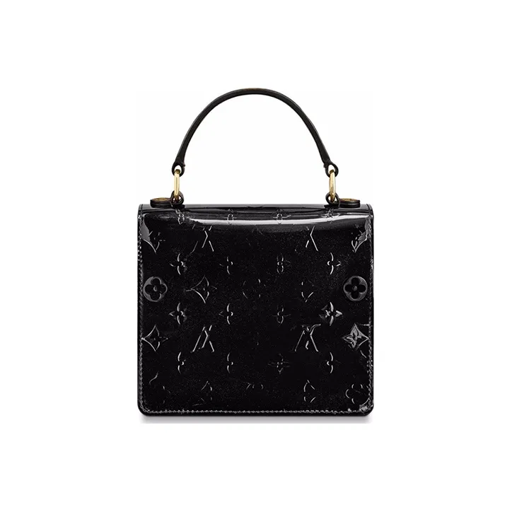 LOUIS VUITTON Cow Leather Handbag, Crossbody Bag, Shoulder Bag Regular Women's Black-2
