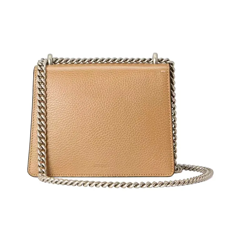 GUCCI Dionysus Leather Bacchus Bag Chain Pack Shoulder Bag Crossbody Bag Mini Women's Brown-3