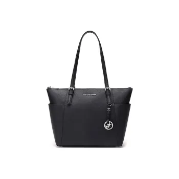 MICHAEL KORS MICHAEL KORS Handbag Collection Jet Set Leather Portable Crossbody Bag, Shoulder Bag Women's Black