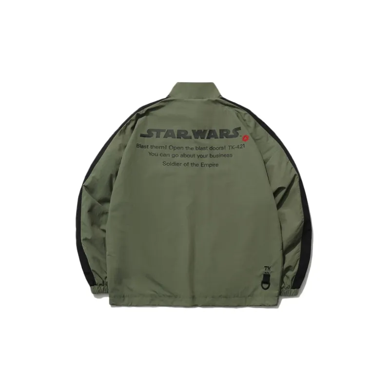 LINING Disney Jackets Unisex Dark Moss Green-1