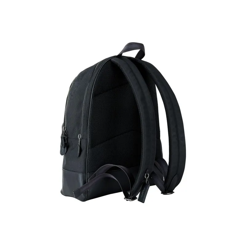 COACH West Dupont Nylon Backpack Large Size Men's Black-2