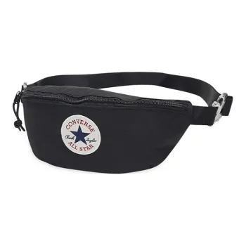 Converse Polyester One Shoulder Crossbody Fanny Pack Regular Unisex Black