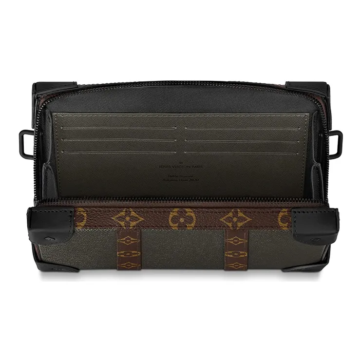 LOUIS VUITTON Soft Trunk Wallet Monogram Taiga Brown-3