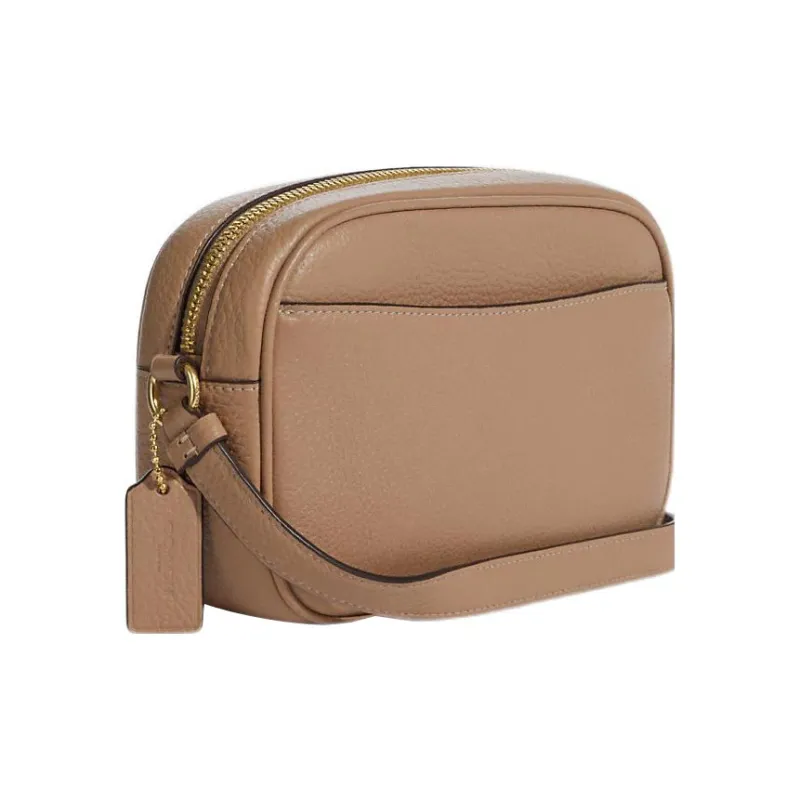 COACH Jamie Leather Camera Bag, Shoulder Bag, Crossbody Bag Small Size Women's Khaki-2