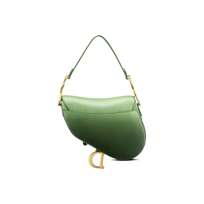 DIOR Saddle Cow Leather Saddle Bags Shoulder Bags Regular Women's Green-2