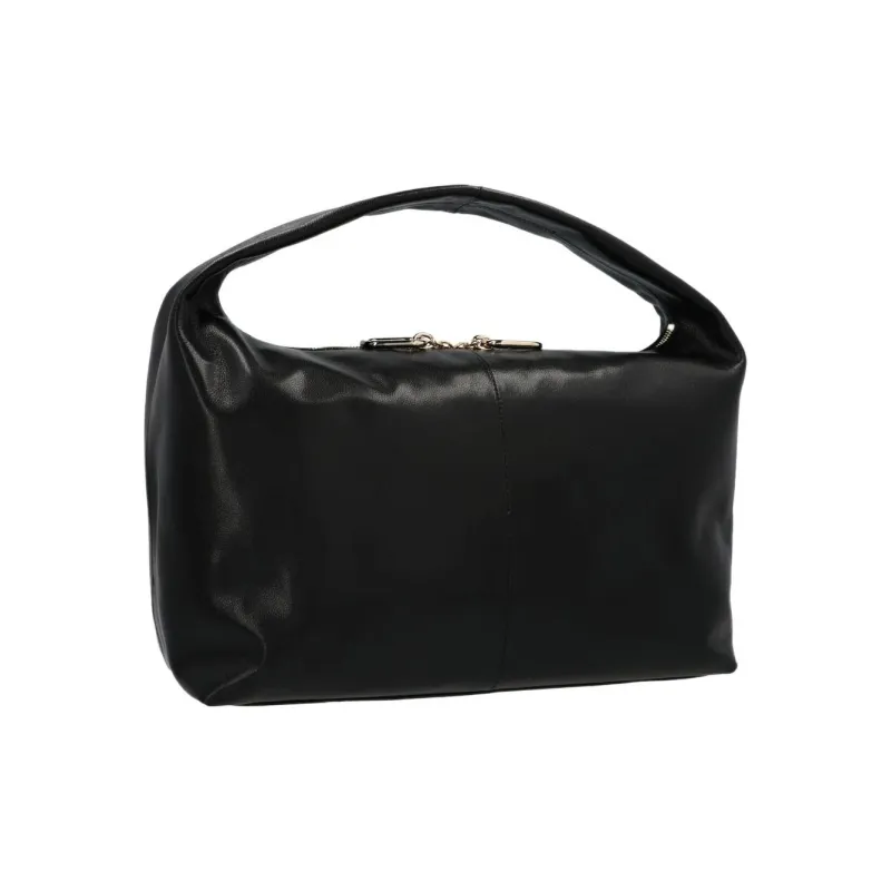 Furla Leather One Shoulder Handbag Women's Black-1