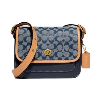 COACH Rambler Cow Leather Portable Crossbody Bag Shoulder Bag Women's Multicolor