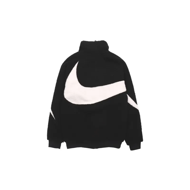 Nike Velvet Jackets Men Black/White-1
