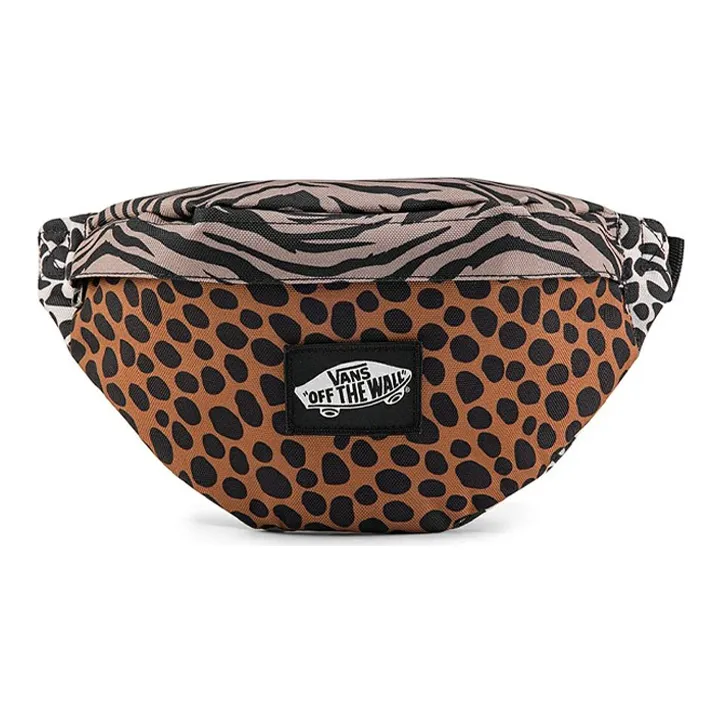 Vans Polyester Fanny Pack Regular Unisex Animal Print Patchwork Zebra Print Leopard Cow Print-0